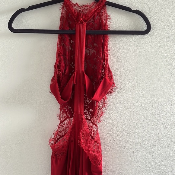 Sleeveless Maxi Dress High Slit Embroidery Long Evening Dress Clubwear - Picture 6 of 8